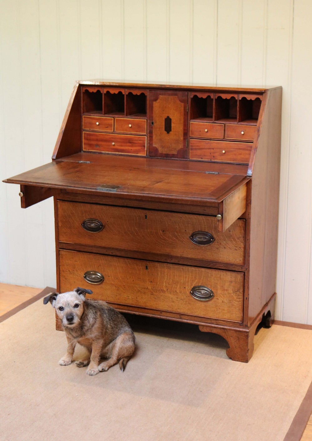 Georgian Oak Bureau View IV