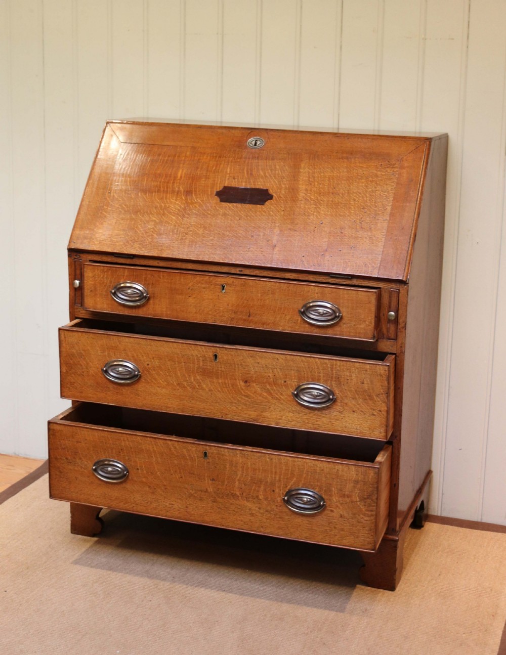 Georgian Oak Bureau View VII