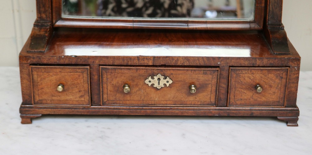Georgian Walnut Dressing Table Mirror  View V