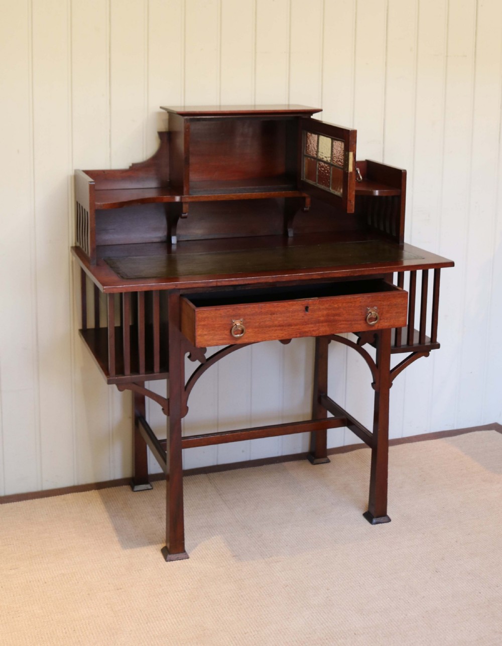 Arts And Crafts Mahogany Desk  View VIII