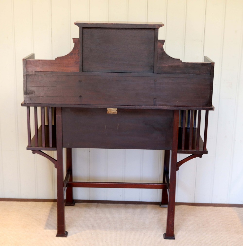 Arts And Crafts Mahogany Desk  View IX