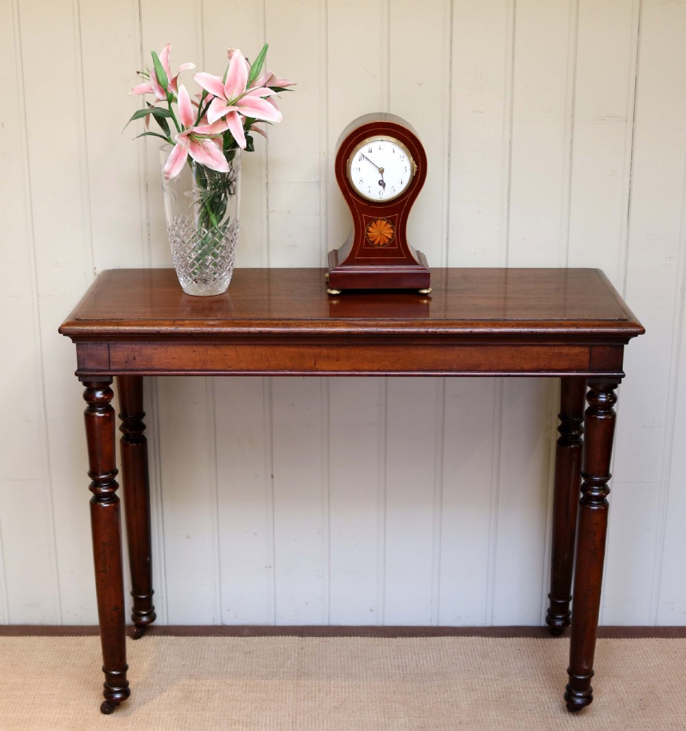 Slim Mahogany Hall Table
