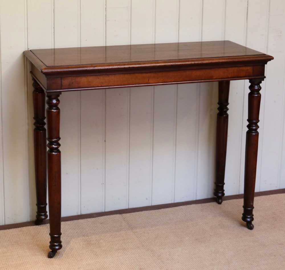 Slim Mahogany Hall Table View II