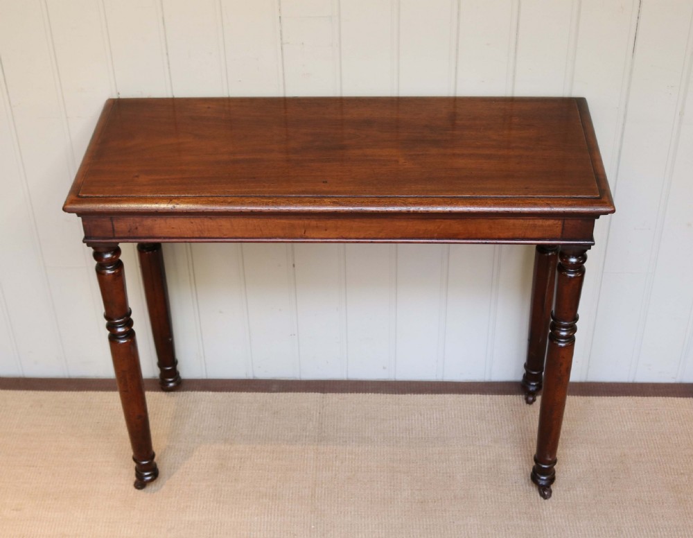 Slim Mahogany Hall Table View IV