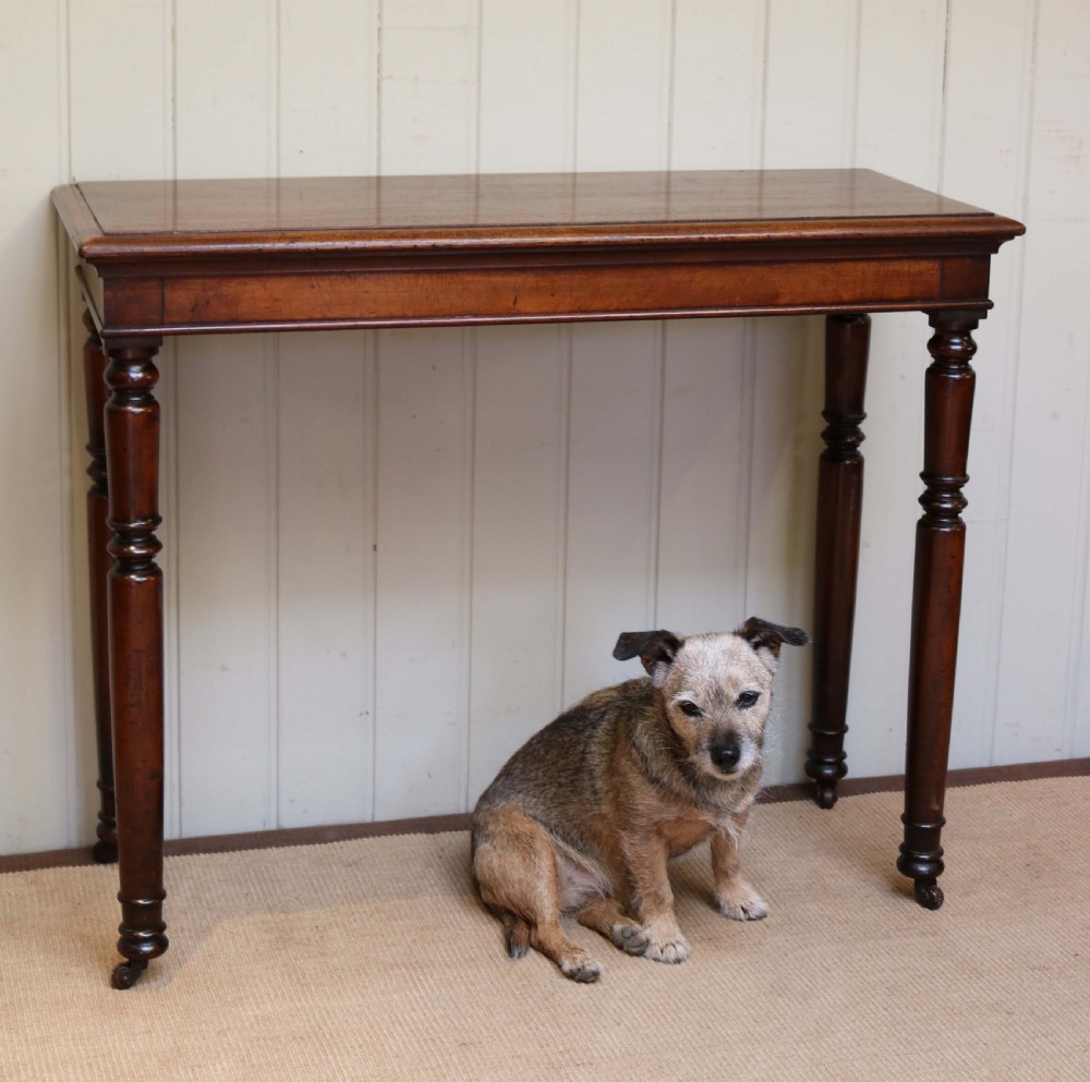 Slim Mahogany Hall Table View V