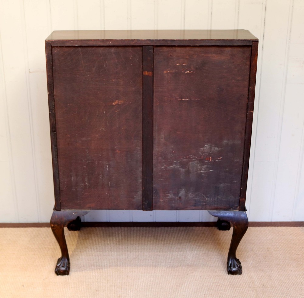 Queen Anne Style Walnut Bureau View IX