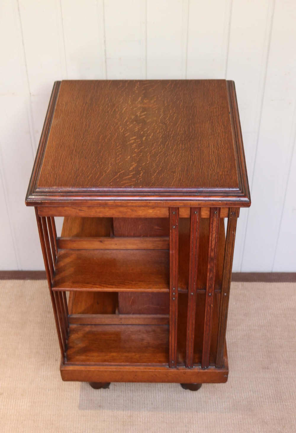 Oak Revolving Bookcase View VI