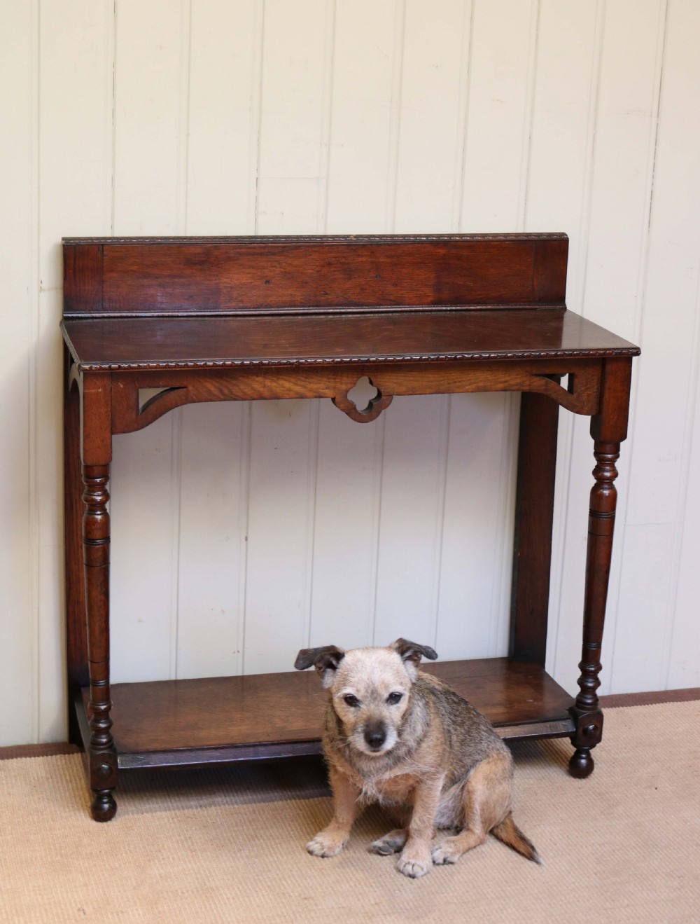 Oak Two Tier Hall Table  View V