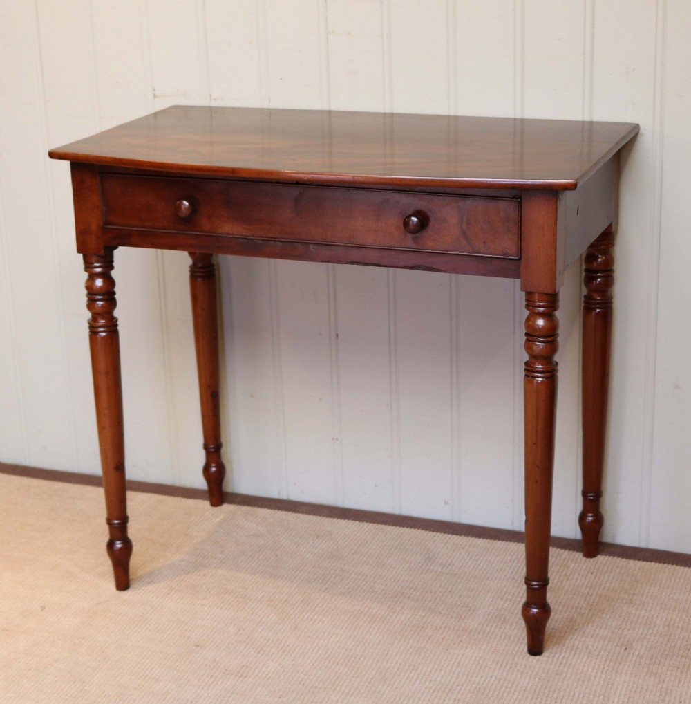 Early 19th Century Mahogany Bow Front Side Table View IV