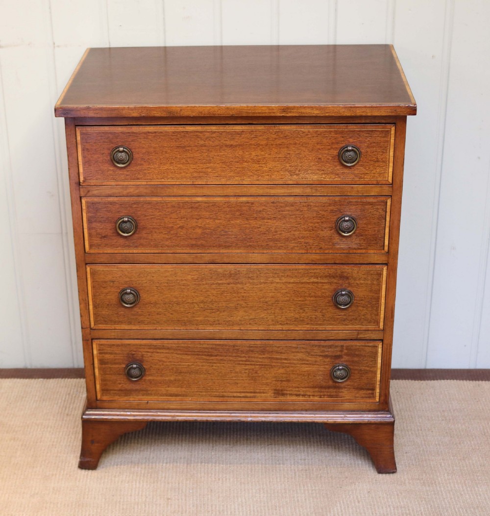 Small Proportioned Mahogany Chest Of Drawers View II