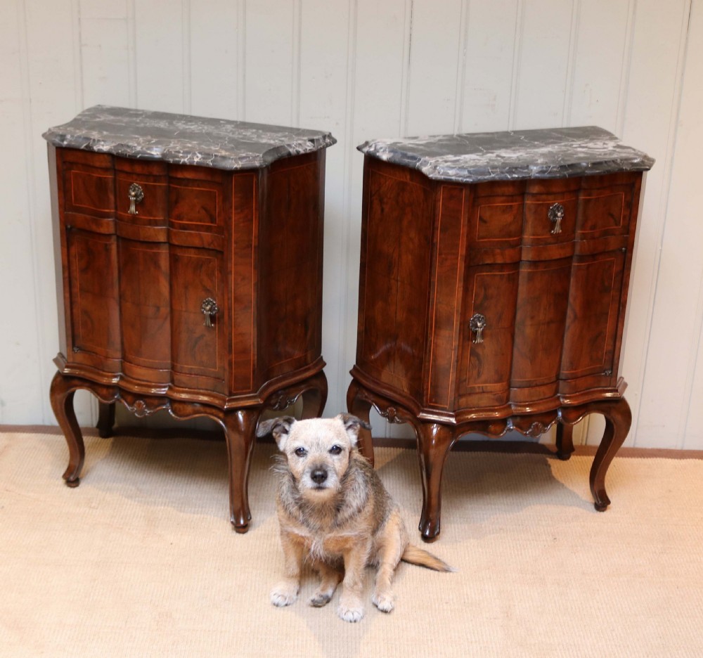 Pair Of Walnut Bedside Cabinets View VI