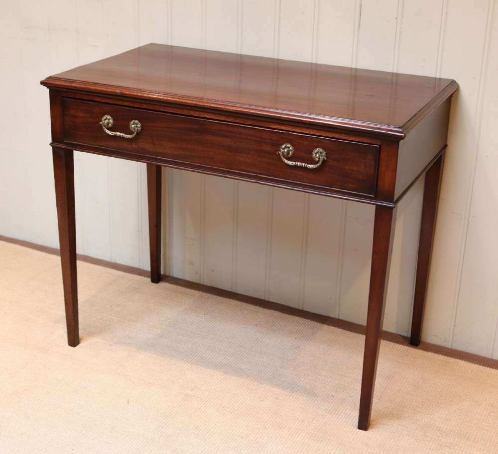 Late Georgian Mahogany Side Table View IV