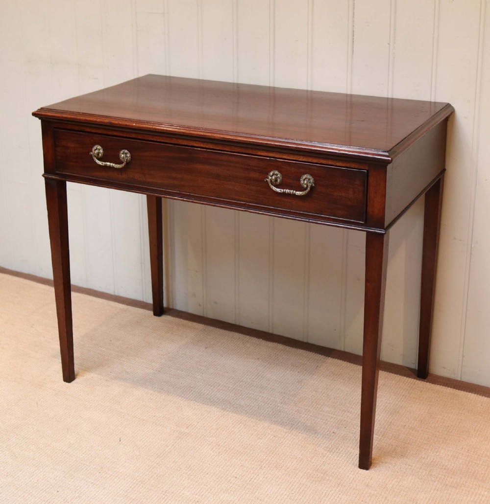 Late Georgian Mahogany Side Table View VII