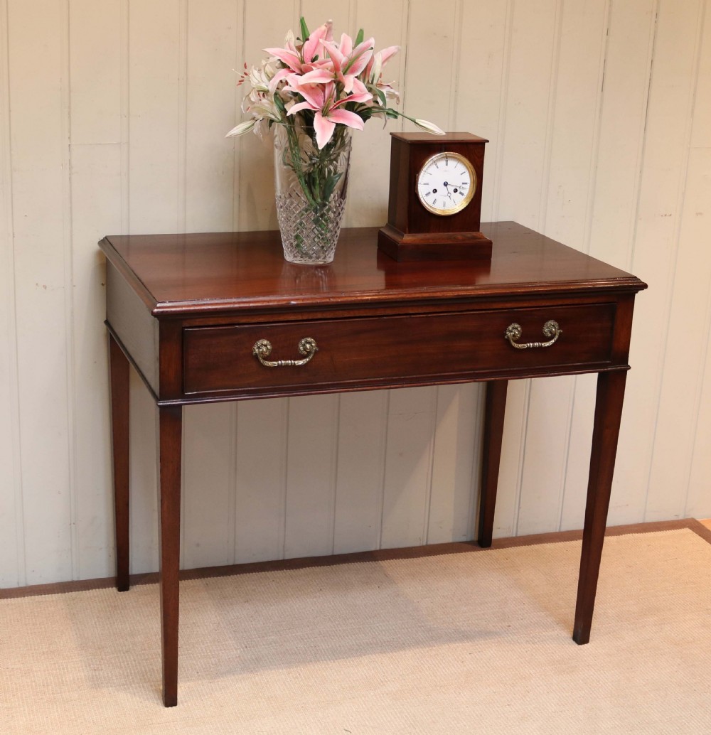 Late Georgian Mahogany Side Table View VIII
