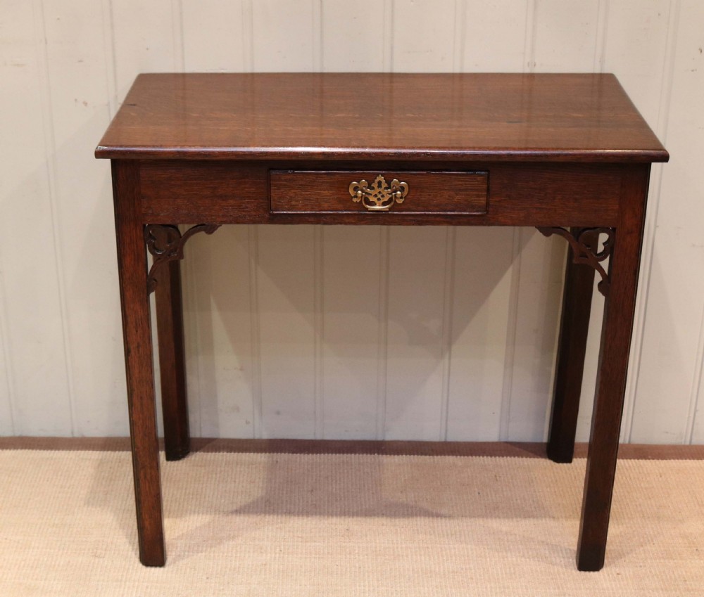 Early 19th Century Oak Side Table