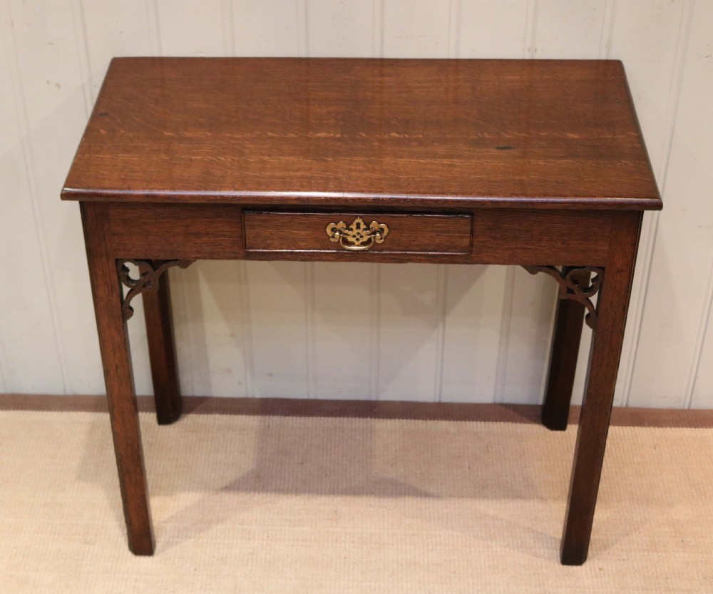 Early 19th Century Oak Side Table View II