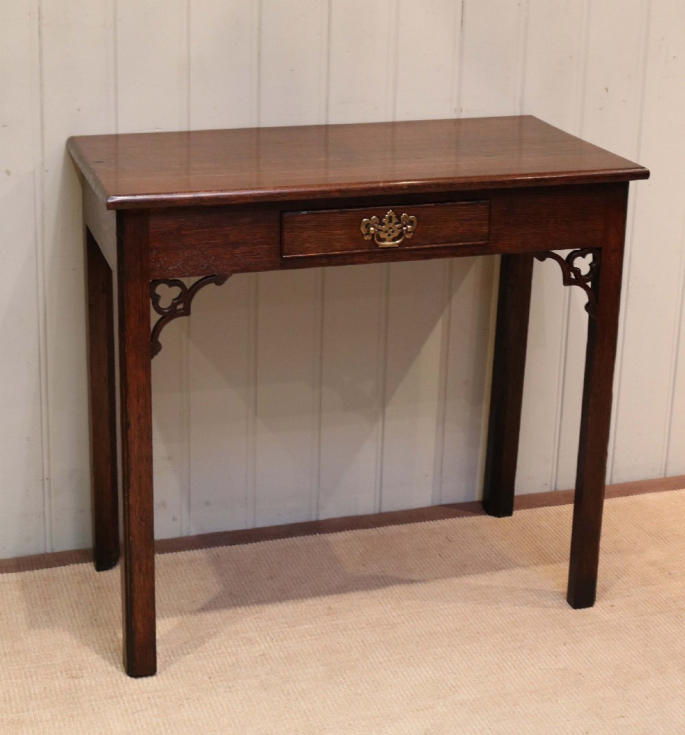 Early 19th Century Oak Side Table View III