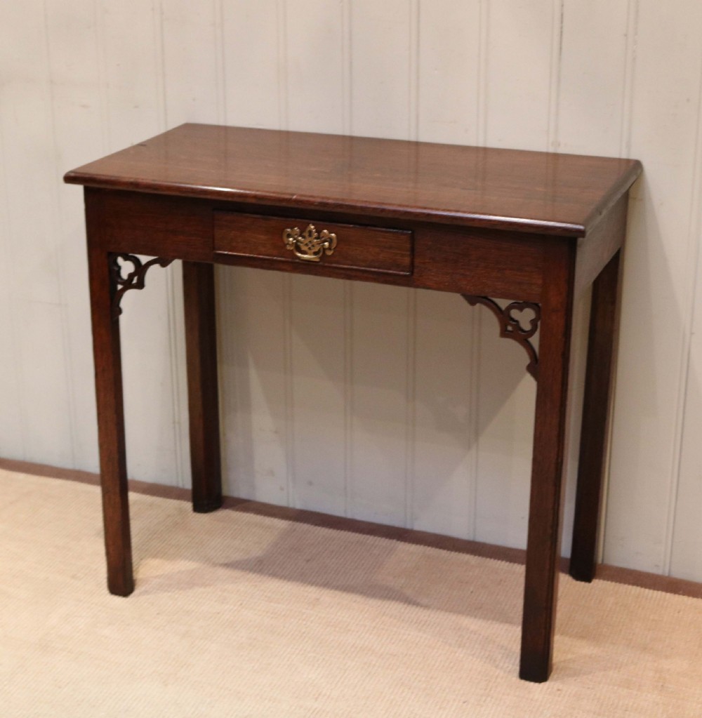 Early 19th Century Oak Side Table View IV