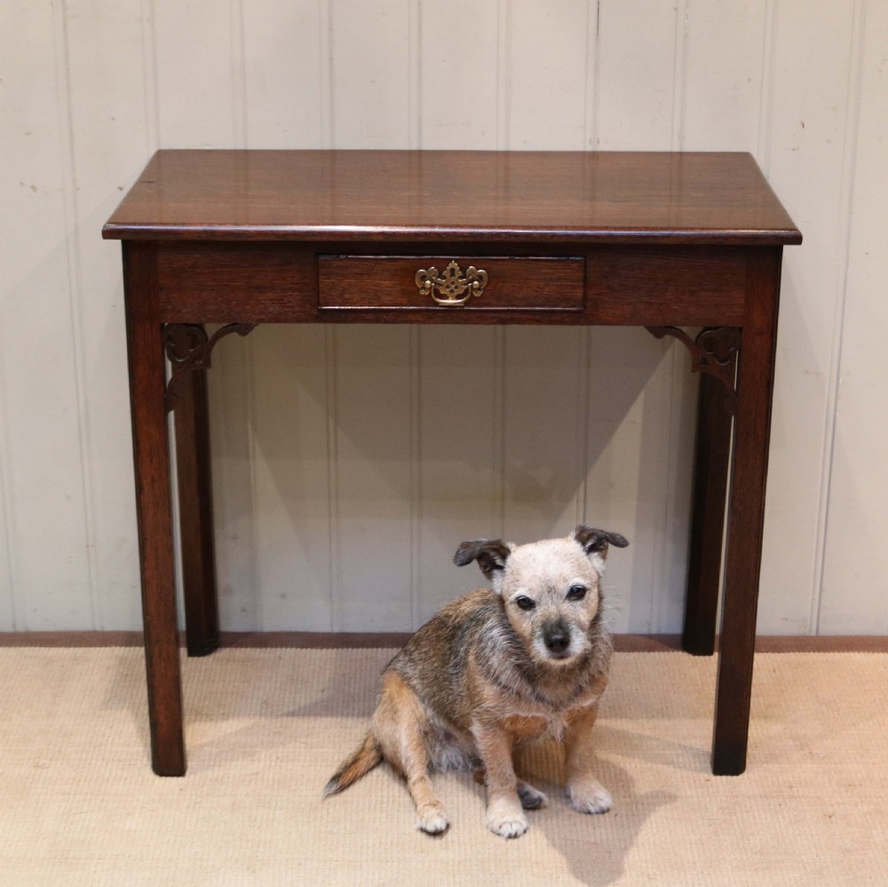 Early 19th Century Oak Side Table View VI