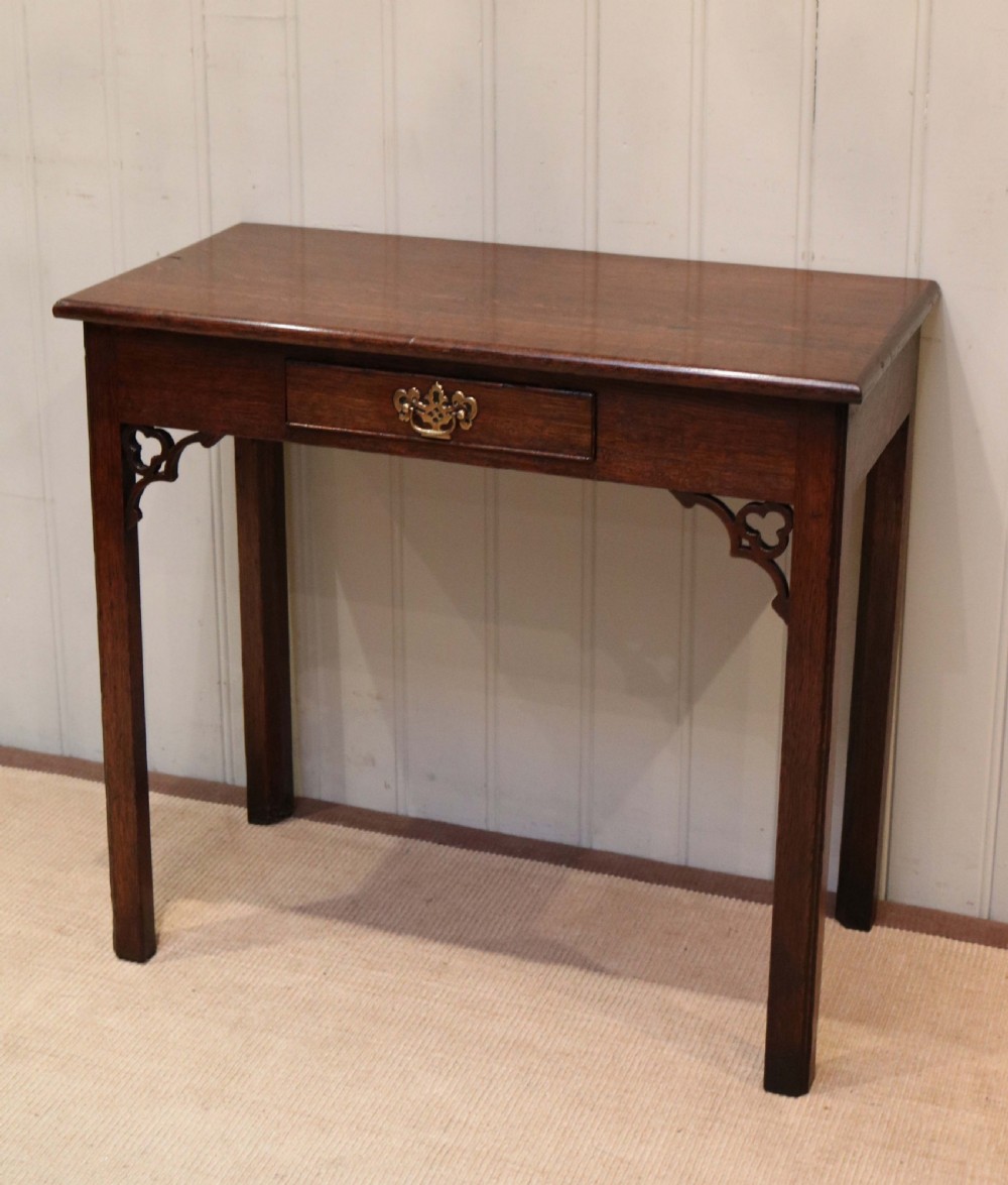 Early 19th Century Oak Side Table View VII