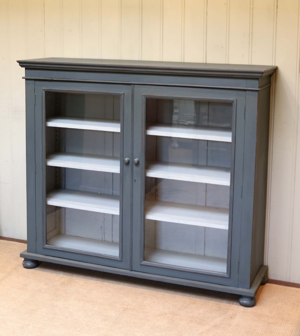 Late 19th Century Painted Glazed Bookcase View VII