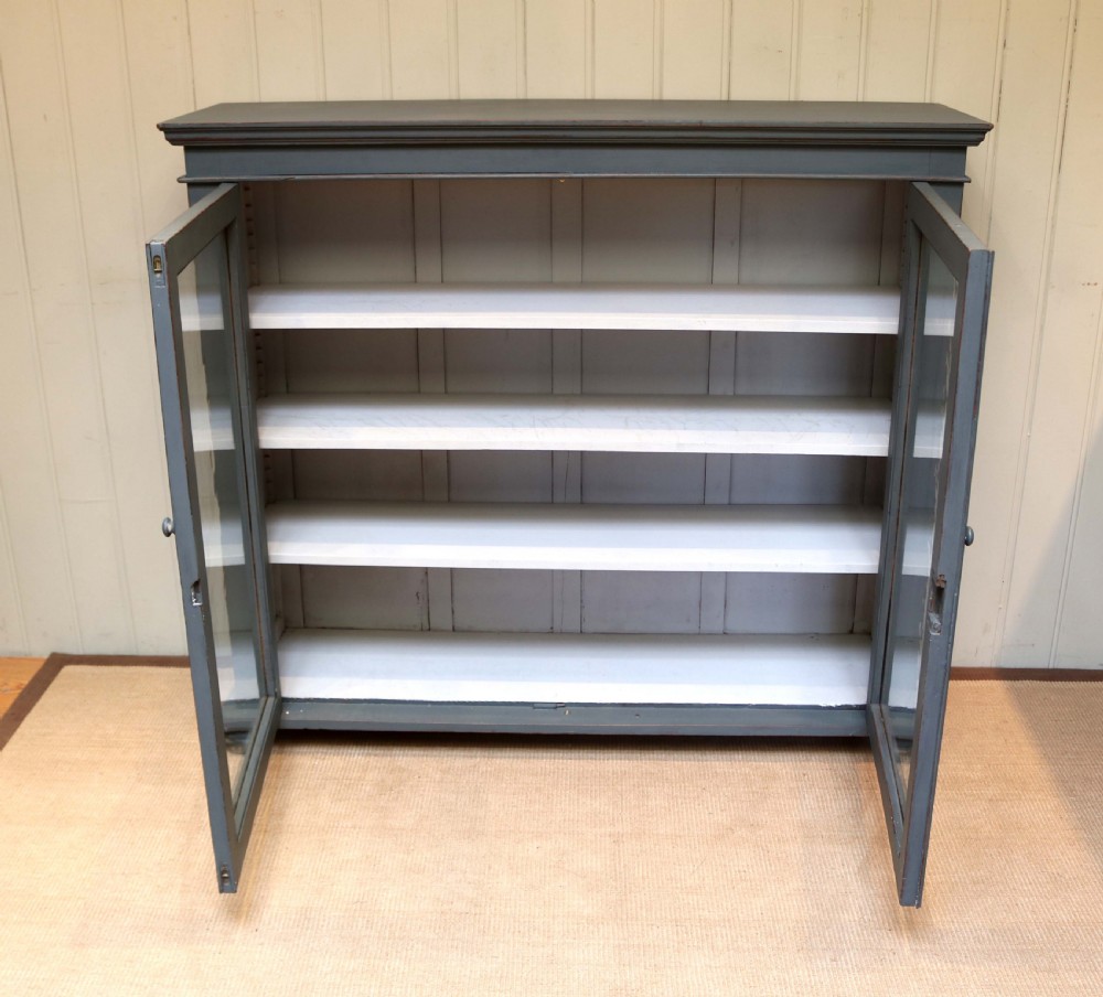 Late 19th Century Painted Glazed Bookcase View X