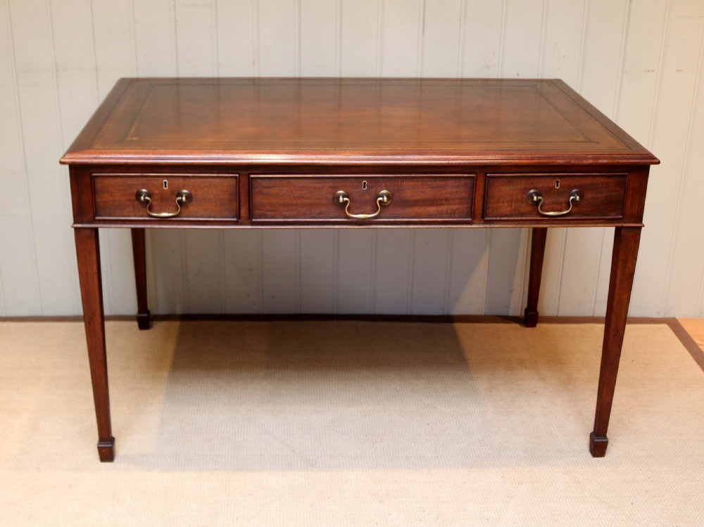 Large Mahogany Writing Table 