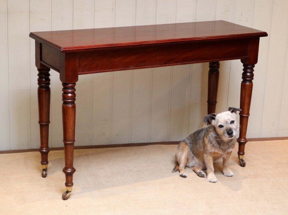 Mid 19th Century Mahogany Hall Table View VIII