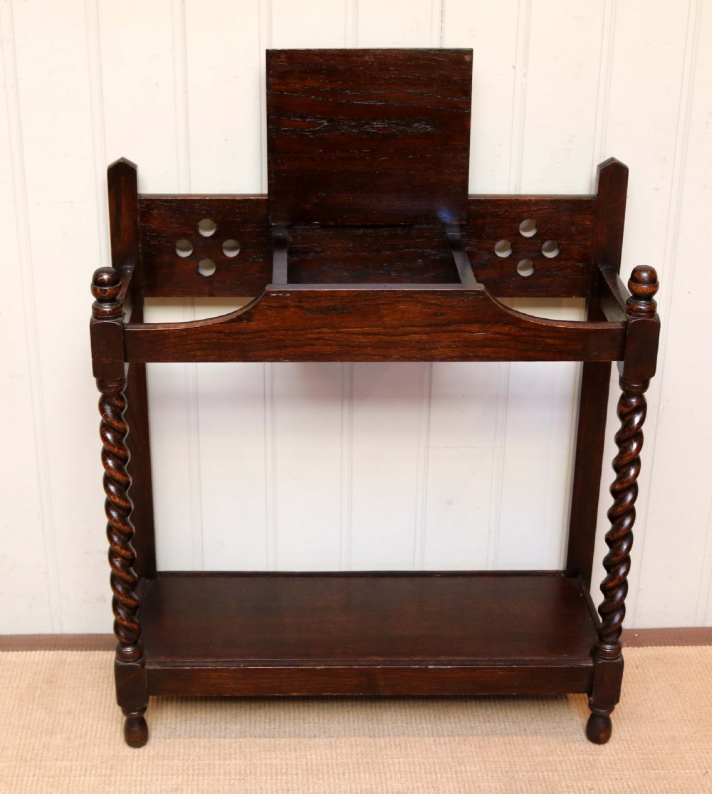 Oak Stick Stand  View II