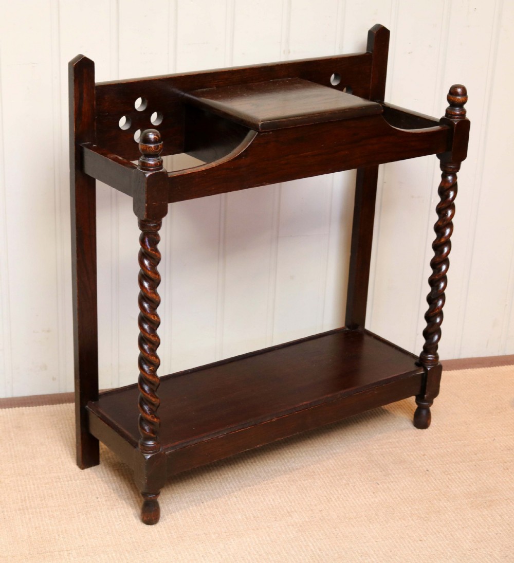 Oak Stick Stand  View IV