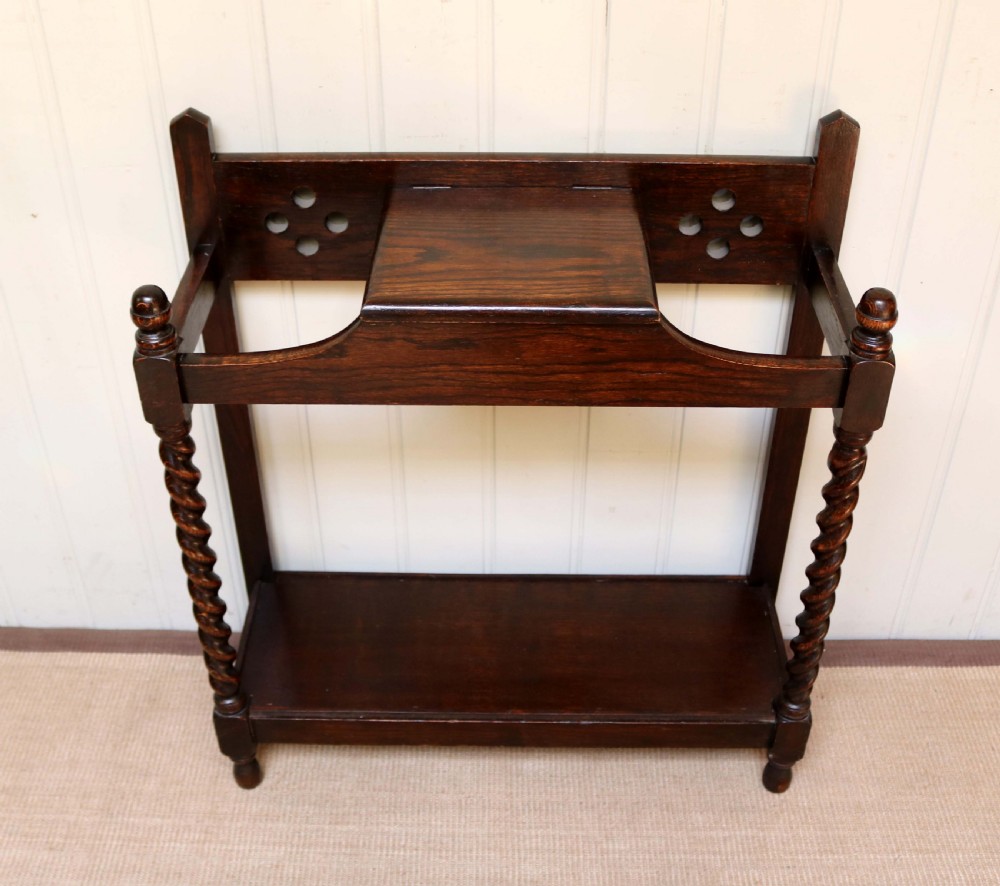 Oak Stick Stand  View VIII