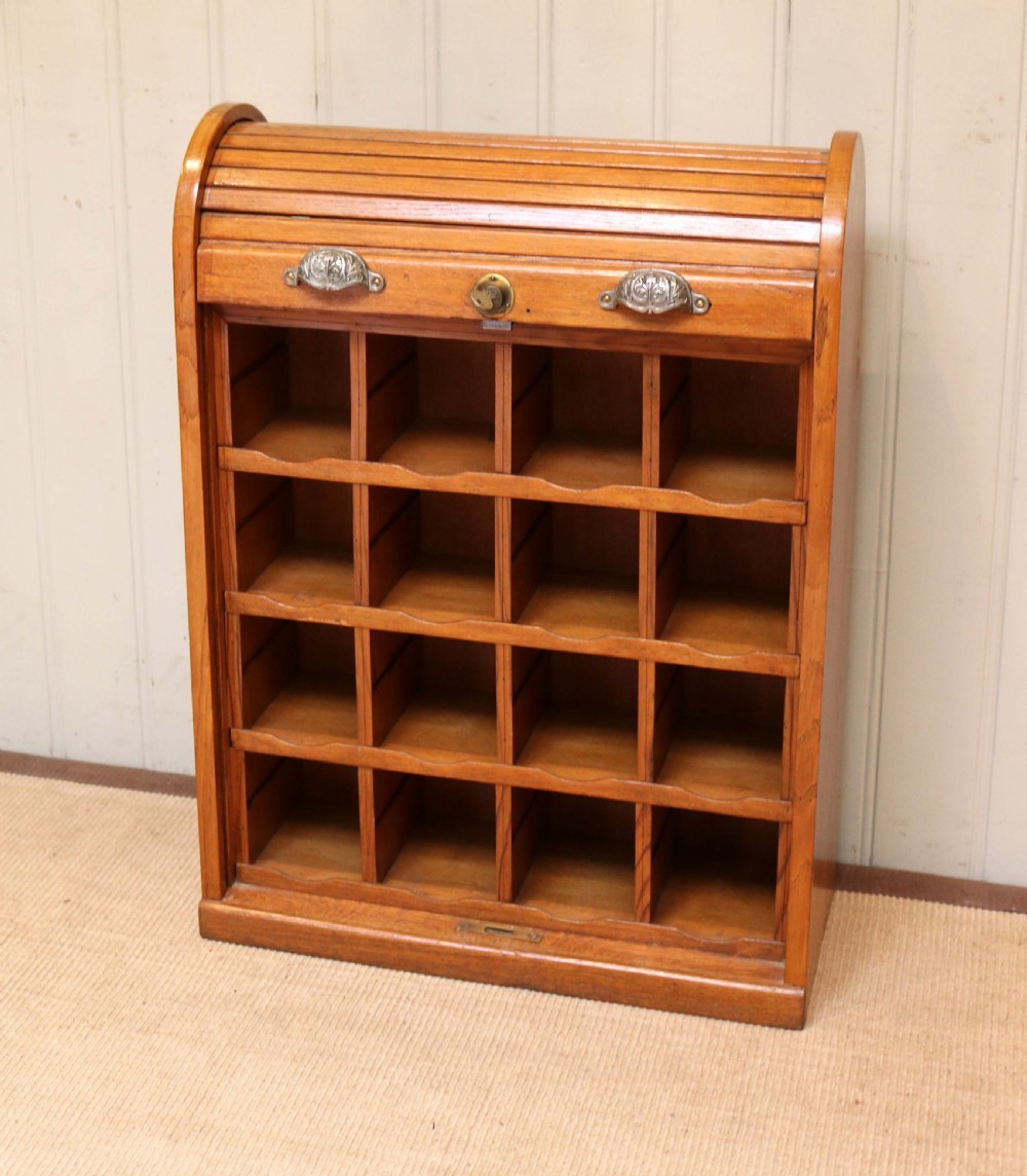 Unusual Tambour Front Cabinet View III