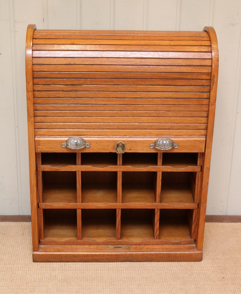 Unusual Tambour Front Cabinet View V