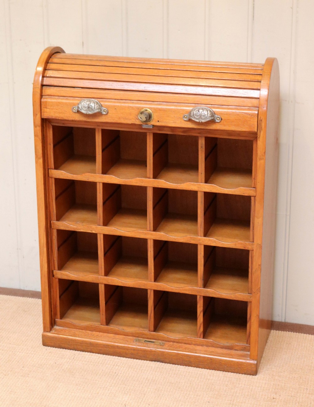 Unusual Tambour Front Cabinet View VIII