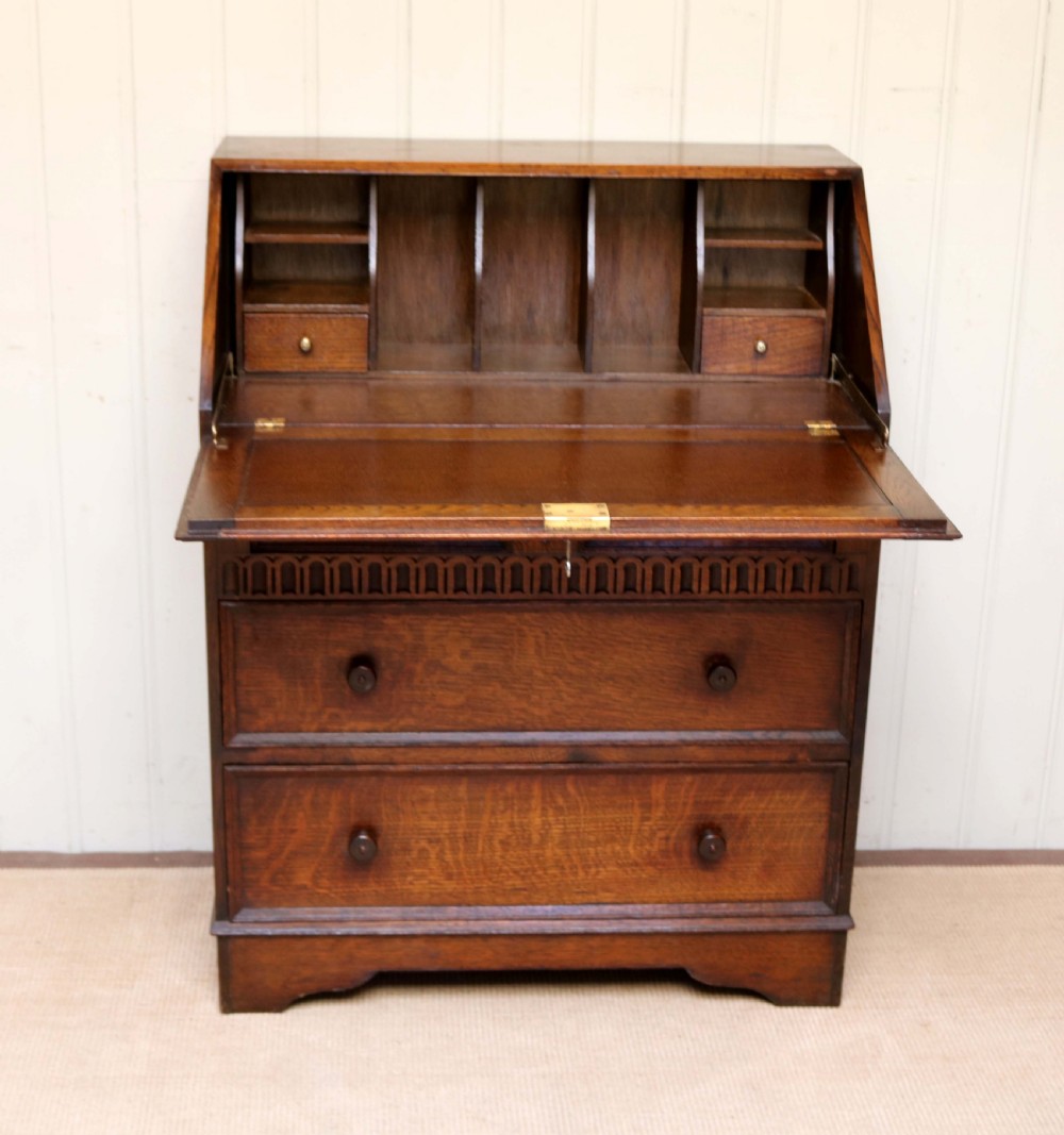 1920s Oak Bureau  View III