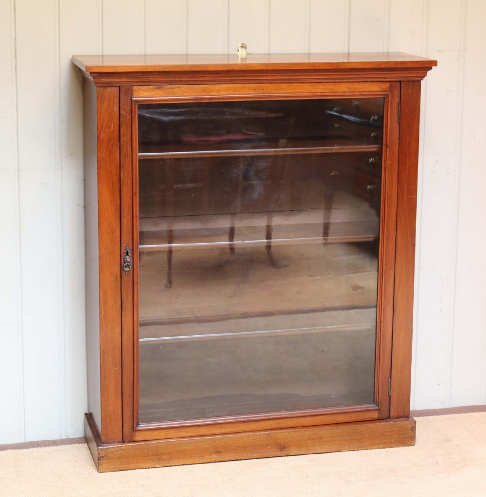Walnut Glazed Bookcase View II