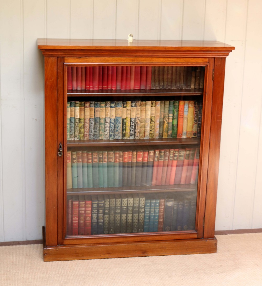 Walnut Glazed Bookcase View III