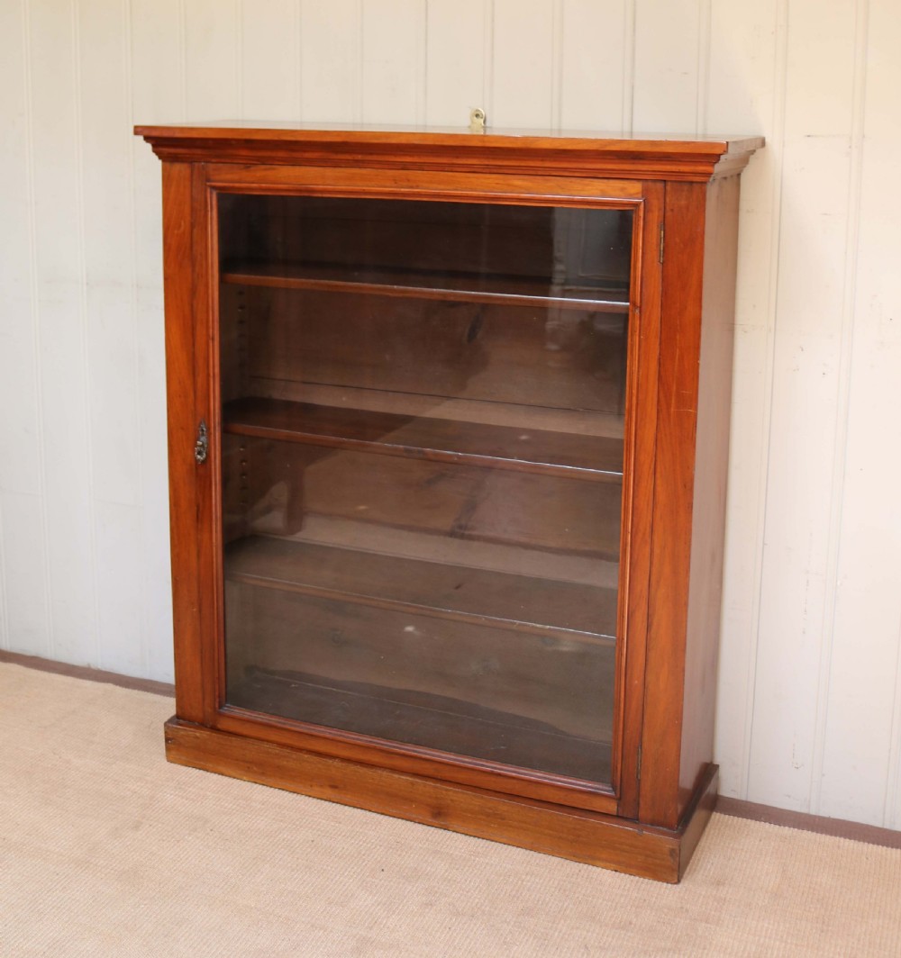 Walnut Glazed Bookcase View IV