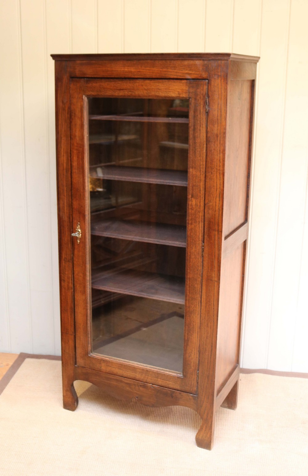 French Oak Cabinet Bookcase View II