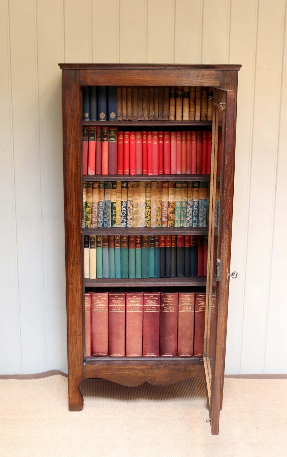 French Oak Cabinet Bookcase View III