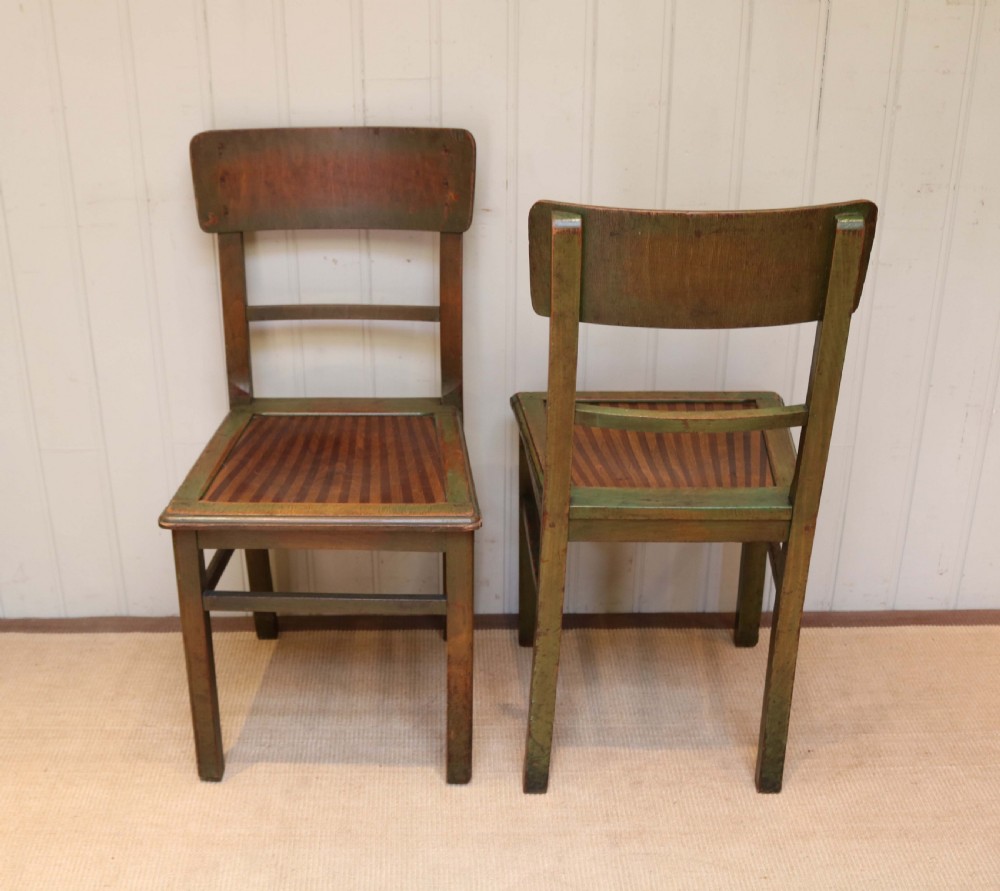 Pair Of French Bistro Chairs  View VII