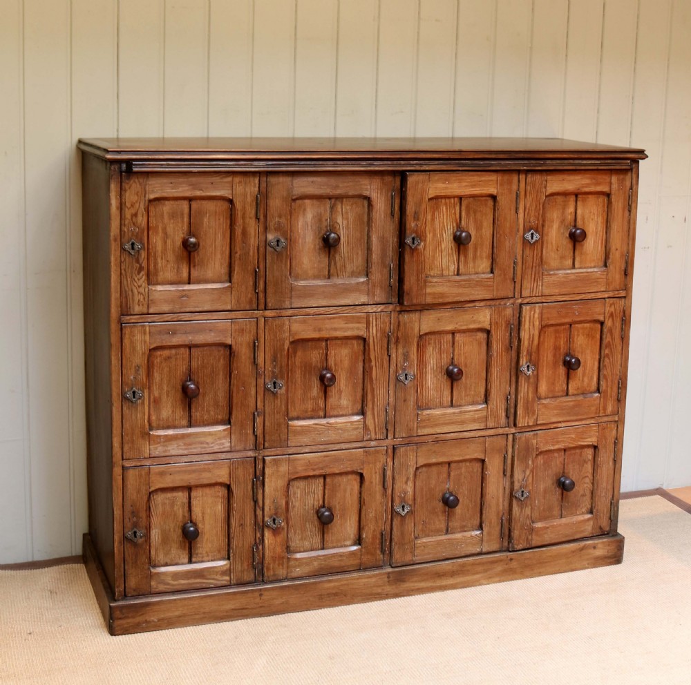 Pitch Pine Sectional Cabinet 