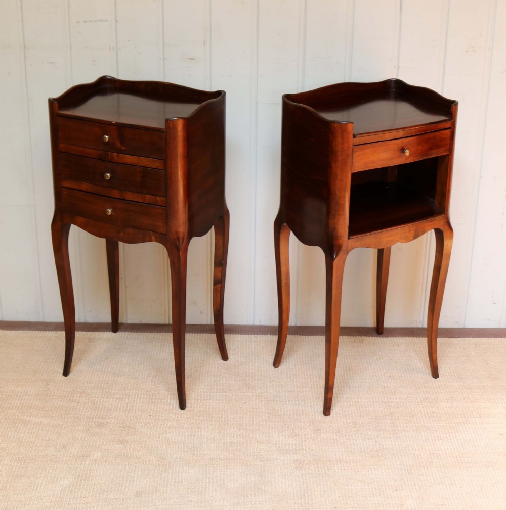 Pair Of Mahogany Finish Bedside Cabinets  View VIII