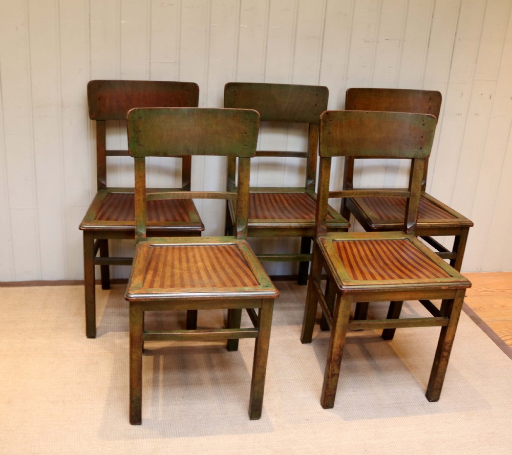 Set Of Ten French Bistro Chairs  View IV