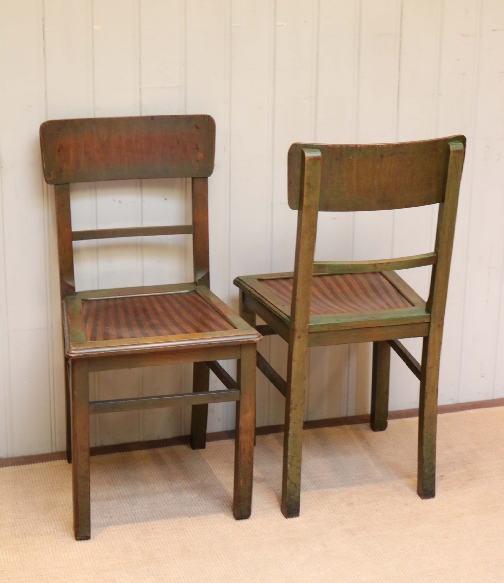 Set Of Ten French Bistro Chairs  View VII