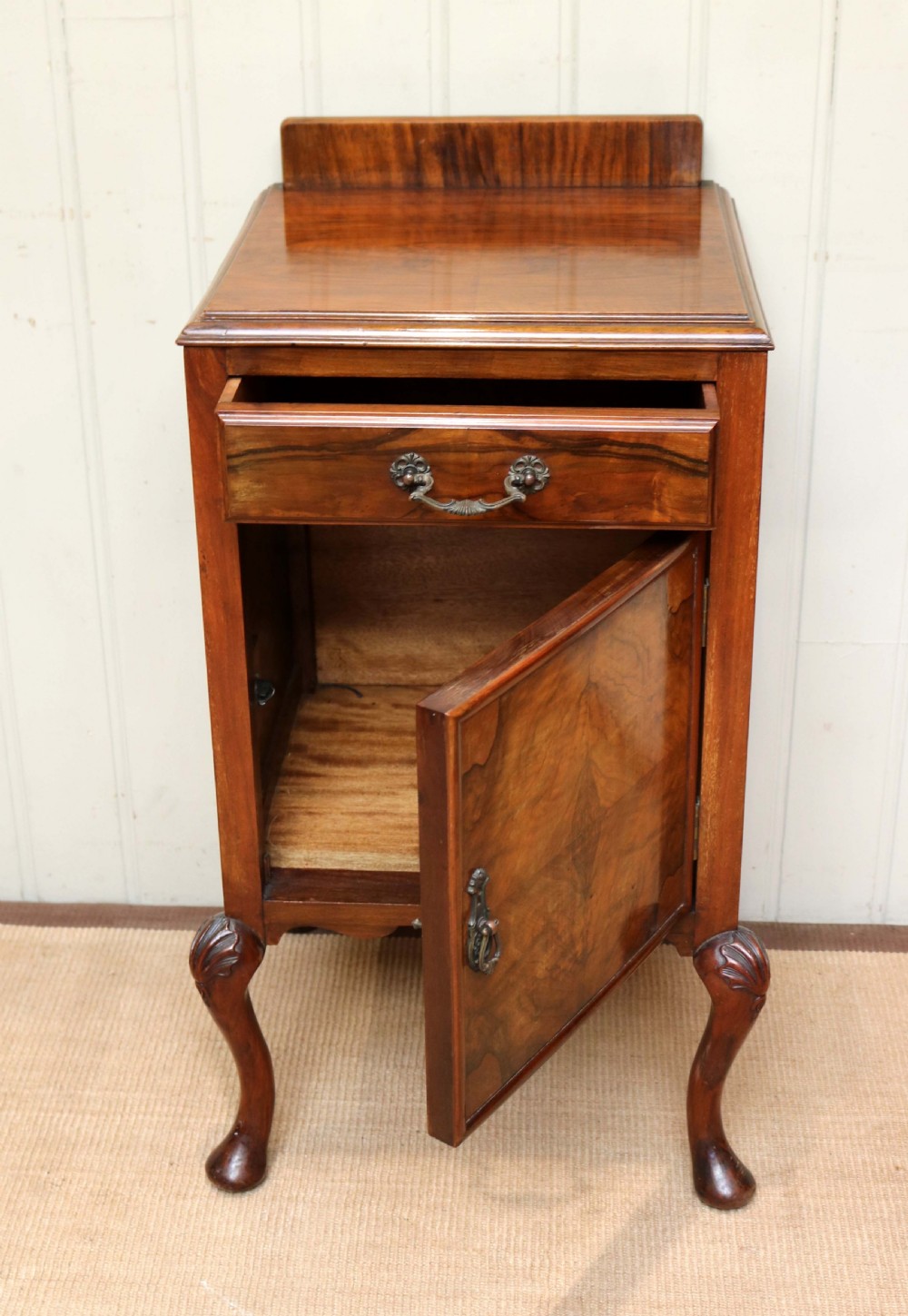 Queen Anne Style Walnut Cabinet View VII