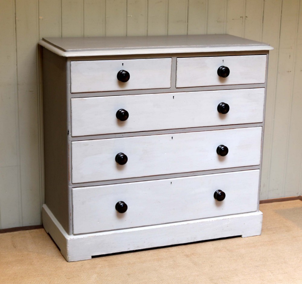 Victorian Painted Chest Of Drawers 