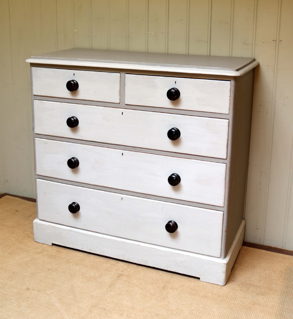 Victorian Painted Chest Of Drawers  View II
