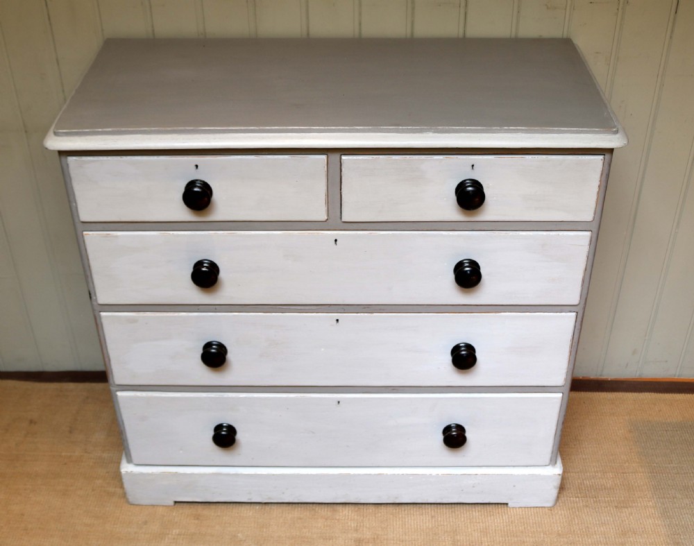 Victorian Painted Chest Of Drawers  View III