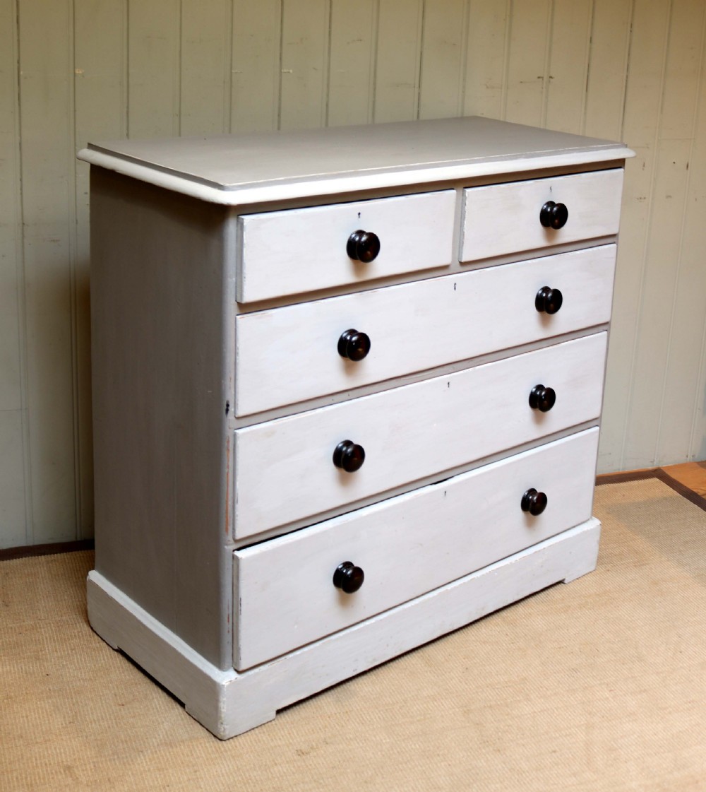 Victorian Painted Chest Of Drawers  View IV